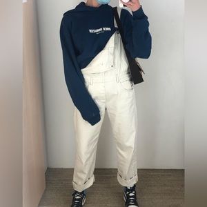 Free People Ziggy OFF white overalls *DISCONTINUED*